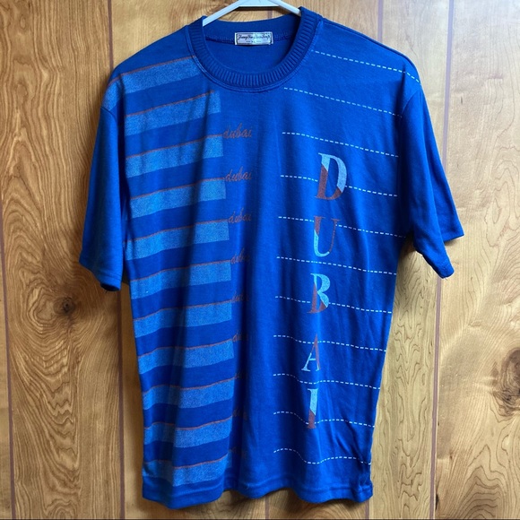 Dubai Tee Shirt Men’s XL Crewneck design soft material slim fit - Picture 2 of 7